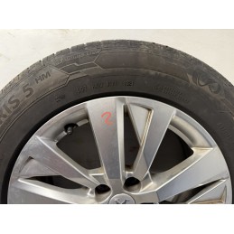 Set 4 cerchi in lega Peugeot 3008 5008 17 gomme DOT 2021usati  B3355