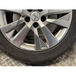 Set 4 cerchi in lega Peugeot 3008 5008 17 gomme DOT 2021usati  B3355