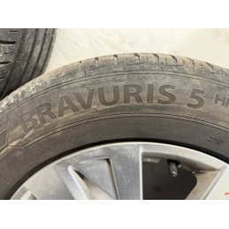 Set 4 cerchi in lega Peugeot 3008 5008 17 gomme DOT 2021usati  B3355
