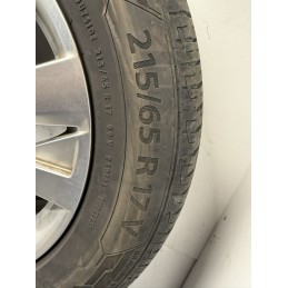 Set 4 cerchi in lega Peugeot 3008 5008 17 gomme DOT 2021usati  B3355