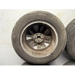 Set 4 cerchi in lega Peugeot 3008 5008 17 gomme DOT 2021usati  B3355