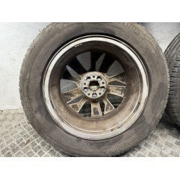 Set 4 cerchi in lega Peugeot 3008 5008 17 gomme DOT 2021usati  B3355