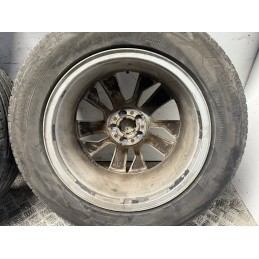 Set 4 cerchi in lega Peugeot 3008 5008 17 gomme DOT 2021usati  B3355
