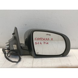 Specchietto retrovisore destro Jeep Compass 2 2016 2021 9 pin richiudibile  A9880
