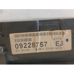 Quadro strumenti contachilometri Opel Zafira A 2.0D Y20DTH 09228757  A9888