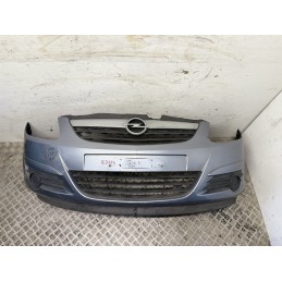 Paraurti anteriore Opel Corsa D 2006 2011 grigio chiaro con mascherina  B3384