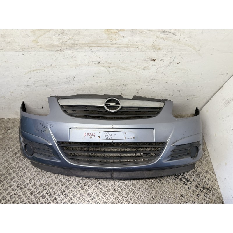 Paraurti anteriore Opel Corsa D 2006 2011 grigio chiaro con mascherina  B3384