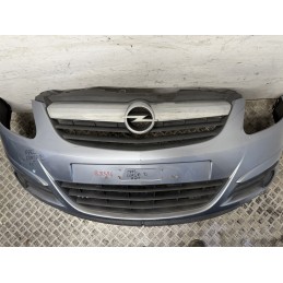 Paraurti anteriore Opel Corsa D 2006 2011 grigio chiaro con mascherina  B3384