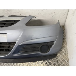 Paraurti anteriore Opel Corsa D 2006 2011 grigio chiaro con mascherina  B3384