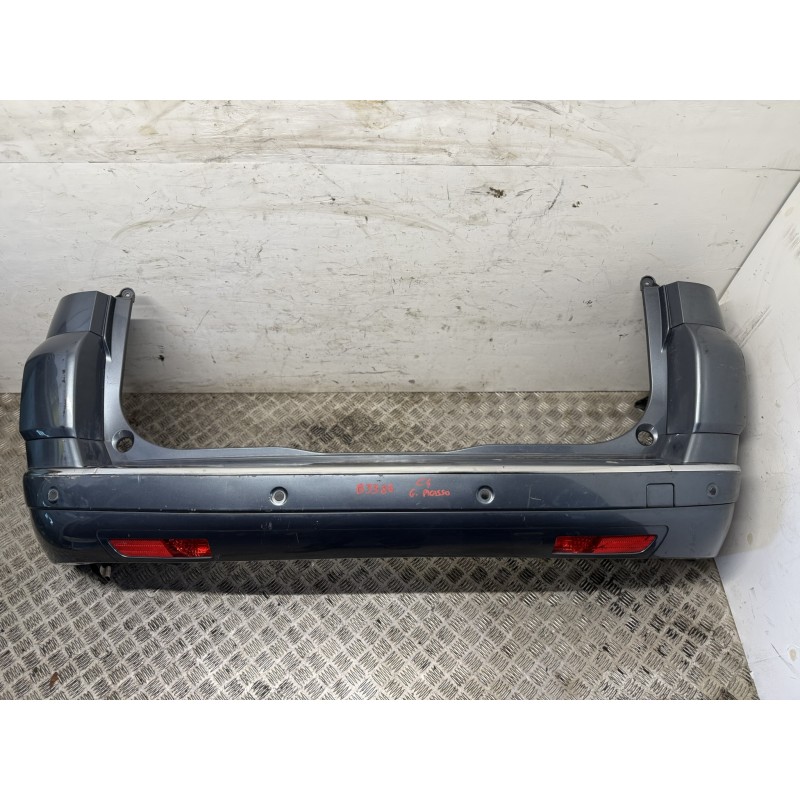 Paraurti posteriore Citroen C4 Grand Picasso 2006 2013 grigio con sensori B3386 Paraurti posteriore Citroen C4 Grand Picasso 2006 2013 grigio con sensori B3386