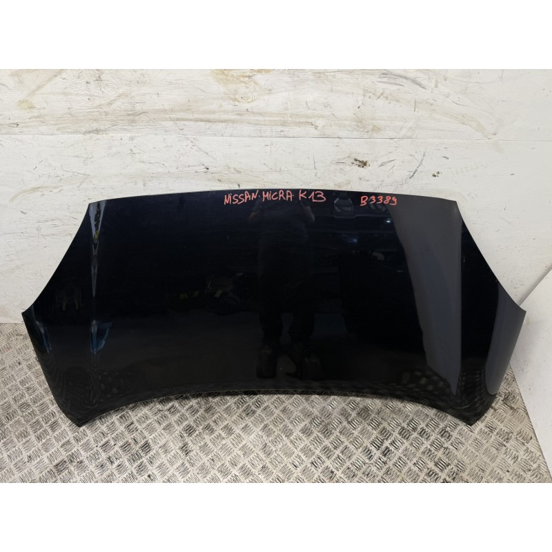 Cofano motore anteriore Nissan Micra K13 2010 2014 nero usato B3389 Cofano motore anteriore Nissan Micra K13 2010 2014 nero usato B3389