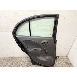 Porta posteriore sinistra Nissan Micra K13 dal 2010 nera usata originale  B3408
