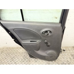 Porta posteriore sinistra Nissan Micra K13 dal 2010 nera usata originale  B3408