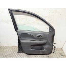 Porta anteriore sinistra Nissan Micra K13 dal 2010 nera usata originale  B3409