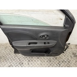 Porta anteriore sinistra Nissan Micra K13 dal 2010 nera usata originale  B3409