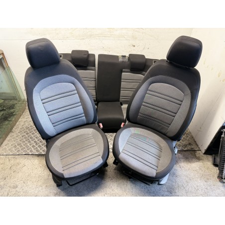 Tappezzeria completa Fiat Grande Punto Evo sedili Nuovi pannelli grigio nero  B3411
