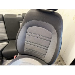 Tappezzeria completa Fiat Grande Punto Evo sedili Nuovi pannelli grigio nero  B3411