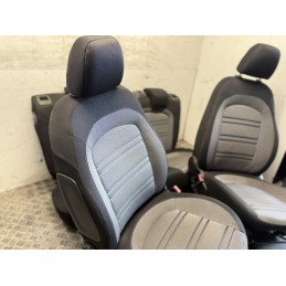 Tappezzeria completa Fiat Grande Punto Evo sedili Nuovi pannelli grigio nero  B3411
