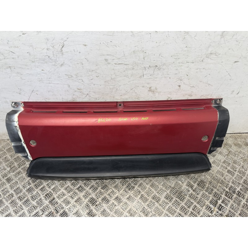 Paraurti posteriore centrale Smart Fortwo 450 1998 2007 rosso usato B3420 Paraurti posteriore centrale Smart Fortwo 450 1998 2007 rosso usato B3420