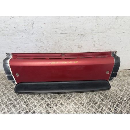Paraurti posteriore centrale Smart Fortwo 450 1998 2007 rosso usato  B3420