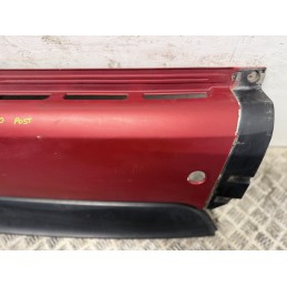 Paraurti posteriore centrale Smart Fortwo 450 1998 2007 rosso usato  B3420