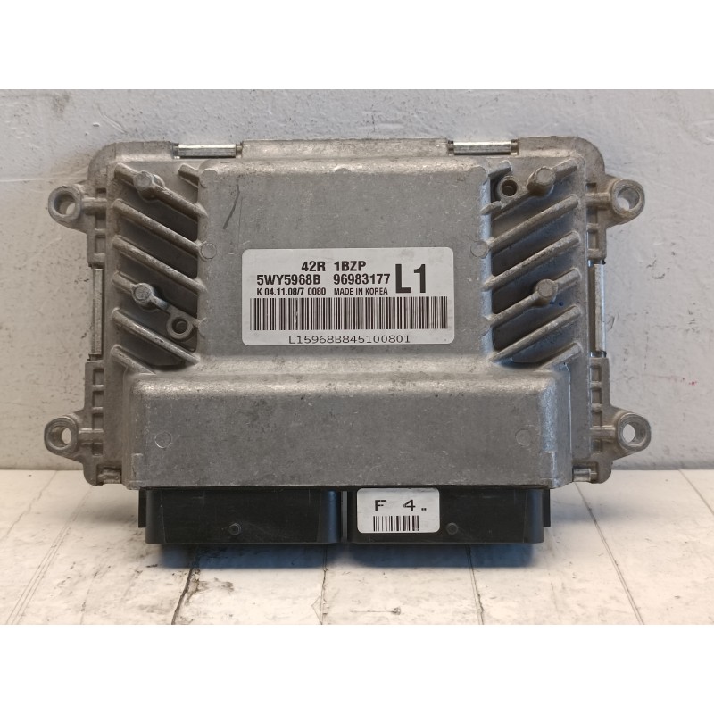 Centralina motore Chevrolet Aveo 1.2B Gpl 5WY5968B 96983177 B12D1  A9940