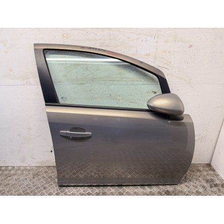 Porta anteriore destra Opel Corsa D 2006 2014 grigio pepperdust 40W  B3403