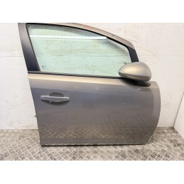 Porta anteriore destra Opel Corsa D 2006 2014 grigio pepperdust 40W  B3403