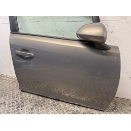Porta anteriore destra Opel Corsa D 2006 2014 grigio pepperdust 40W  B3403