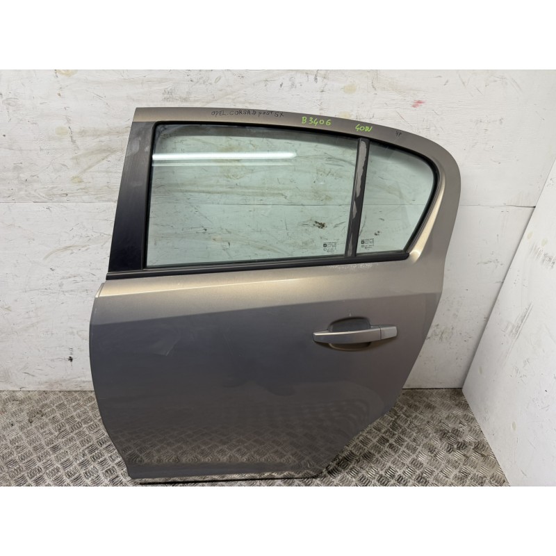 Porta posteriore sinistra Opel Corsa D 2006 2014 colore grigio 40W  B3406