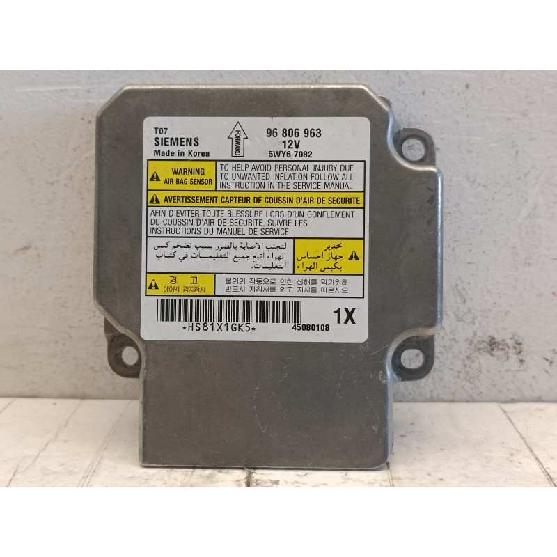 Centralina airbag Chevrolet Aveo 2006 2012 96806962 96806963 A9941 Centralina airbag Chevrolet Aveo 2006 2012 96806962 96806963 A9941
