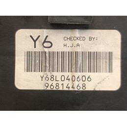 Quadro strumenti contachilometri Chevrolet Aveo 2006 2012 1.2B 96814468  A9943