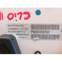 Contachilometri quadro strumenti Renault Clio 2 1.2B p8200059763  A9957