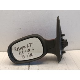 Specchietto retrovisore sinistro Renault Clio 2 serie 5 pin elettrico  A9966
