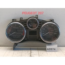 Contachilometri quadro strumenti Peugeot 207 1.4D 8HZ 9662904880  A9974