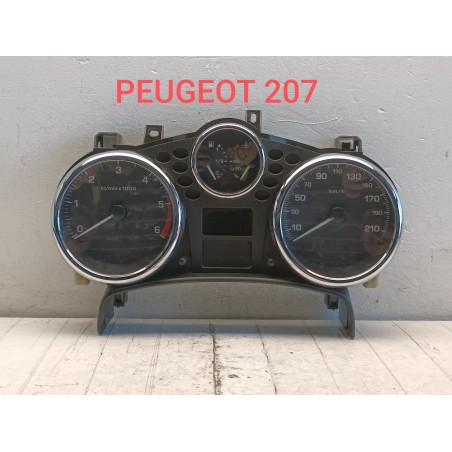 Contachilometri quadro strumenti Peugeot 207 1.4D 8HZ 9662904880  A9974