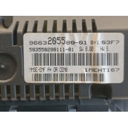 Bocchette aria centrali cruscotto display Peugeot 207 9656992377 2006 09  A9977