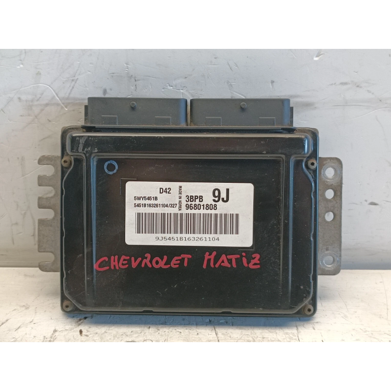 Centralina motore Chevrolet Matiz 1.0 benzina 96801808 5WY5451B A4837 Centralina motore Chevrolet Matiz 1.0 benzina 96801808 5WY5451B A4837