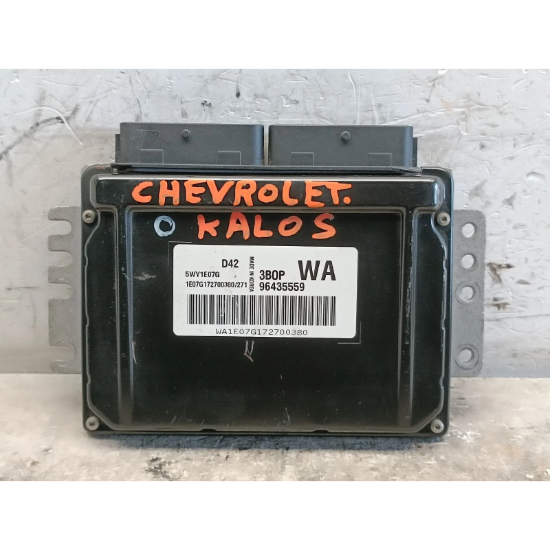 CHEVROLET KALOS CENTRALINA MOTORE ECU 96435559 5WY1E07G 1.2BEN/GPL B12S1 A5703 CHEVROLET KALOS CENTRALINA MOTORE ECU 96435559 5WY1E07G 1.2BEN/GPL B12S1 A5703