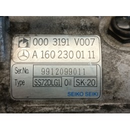 Compressore aria condizionata clima Smart fortwo 450 0003191V007  A10007