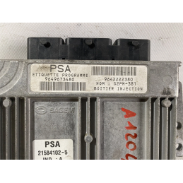 Centralina motore Citroën C3 1.4 16V 9649673480 21584102-5 KFV  A1204