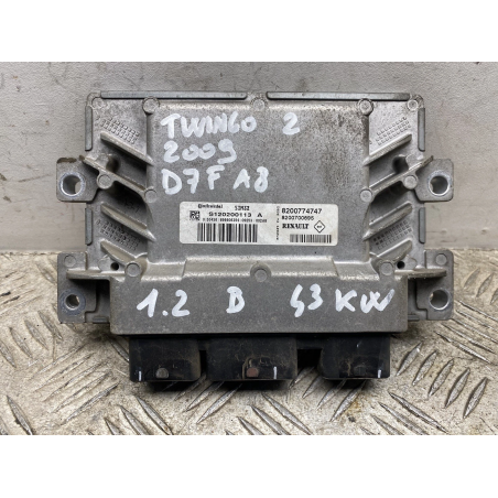 Centralina motore Renault Twingo II 2 serie 1.2B 8200774747 D7FA8  A3043