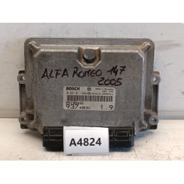 Centralina Motore Alfa Romeo 147 1.9 JTD 55198492 Bosch 0281011488  A4824