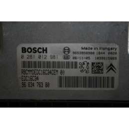 CENTRALINA MOTORE CITROEN C4 PICASSO 1.6 HDI 2006 2013 9663476380  A4378