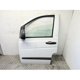 Porta anteriore sinistra bianca Mercedes Vito W639 2003 2010 completa  B3458
