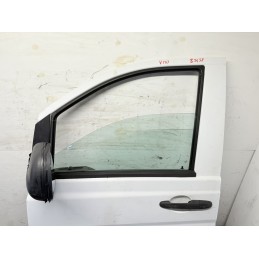Porta anteriore sinistra bianca Mercedes Vito W639 2003 2010 completa  B3458