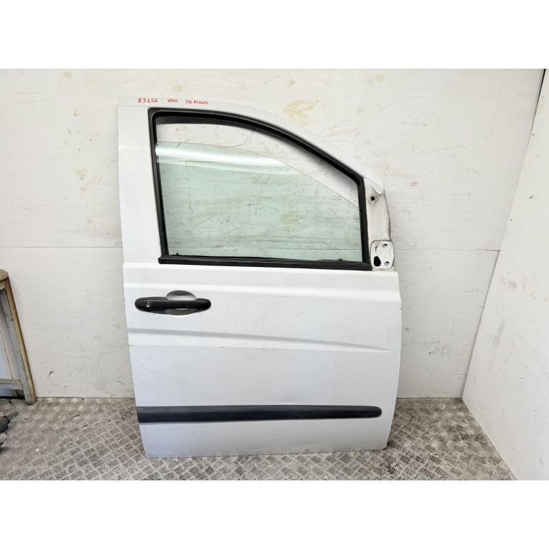 Porta anteriore destra bianca Mercedes Vito W639 2003 2010 completa B3456 Porta anteriore destra bianca Mercedes Vito W639 2003 2010 completa B3456