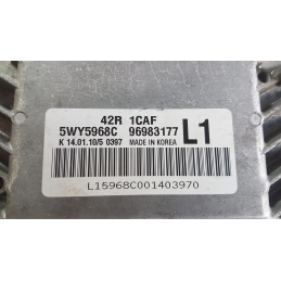 Centralina motore Chevrolet Aveo 1 serie 2006 2011 1.2B 5wy5968c  A2012