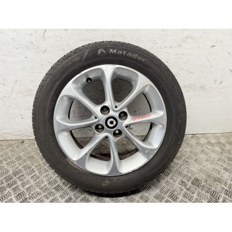 Cerchio lega Smart 453 15 pollici usato con gomma 1656515 81T Scorta  B3467