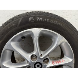 Cerchio lega Smart 453 15 pollici usato con gomma 1656515 81T Scorta  B3467